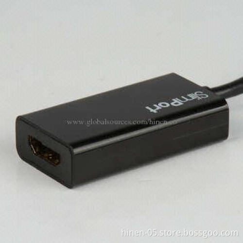 SlimPort to HDMI Adapter, Connect Your Notebook and Mobile Phone, Supports HDCP 1.3